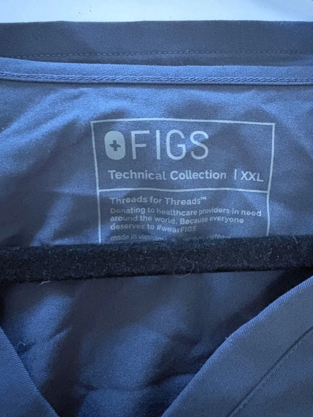FIGS Charcoal Scrub Set V-Neck Top Zamora Joggers XXL Petite